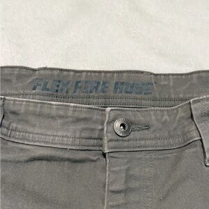 Duluth Trading Flex Fire Hose 40x32 Relaxed Fit Gray Jeans